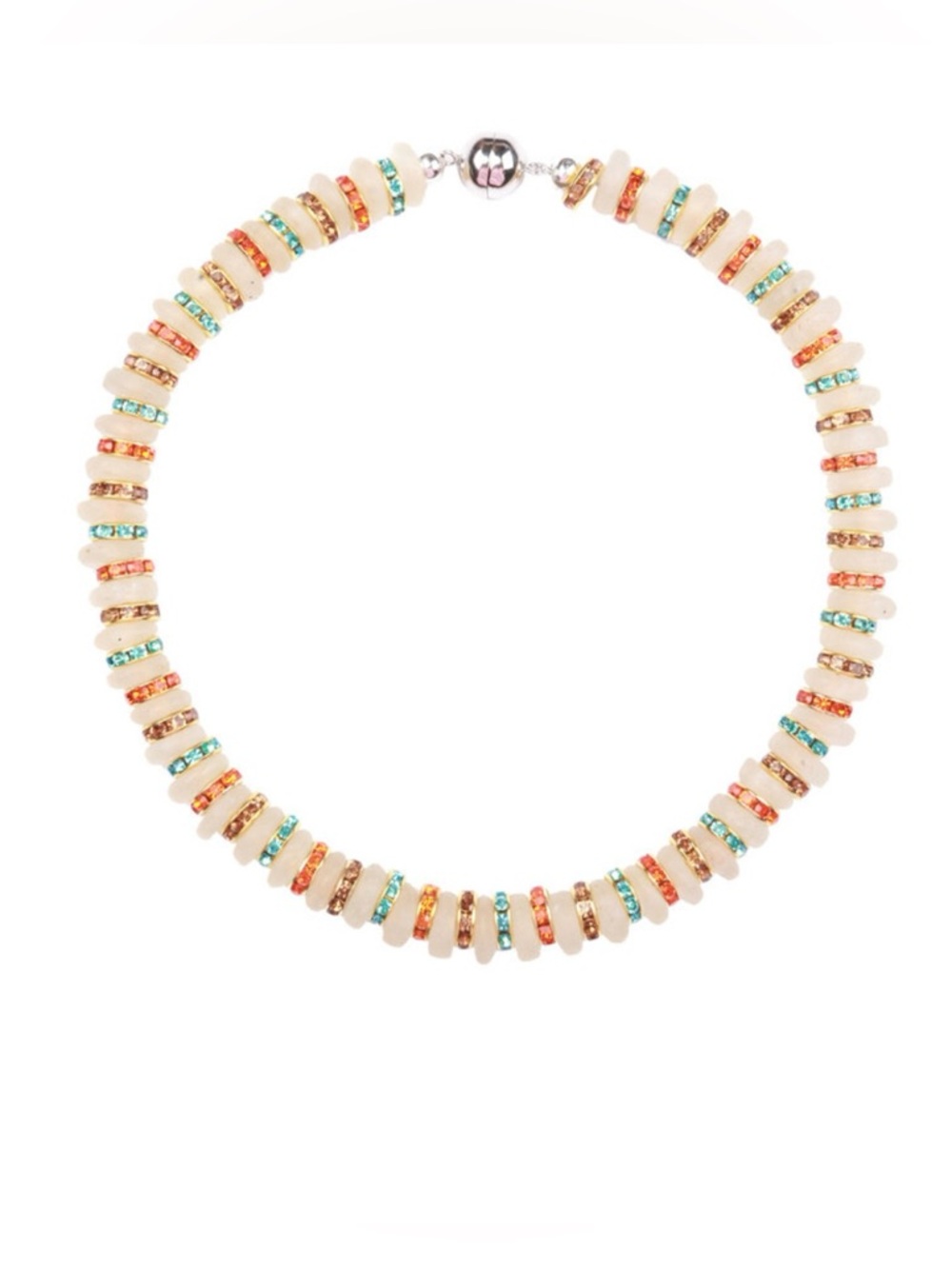 JULIETTA collaboration with Veronica Beard.Heron Glass Collar Necklace 17”.🔥